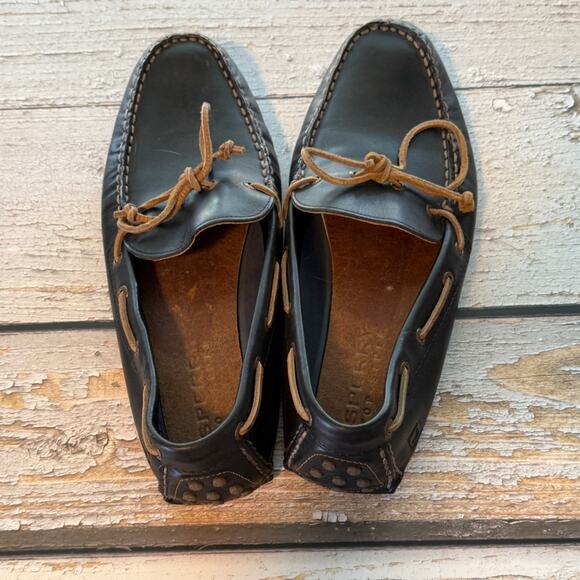 Sperry Top-Sider Loafers Men 13 Brown Leather Slip-On Boat Shoes Excellent - Picture 4 of 6